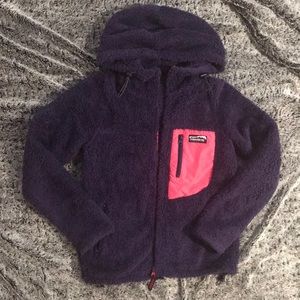 Purple fluffy hoodie